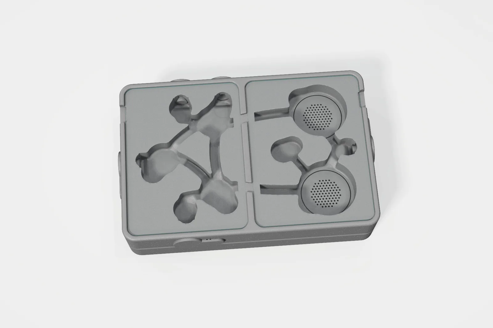 Top view of the Homestead with its two independent lids