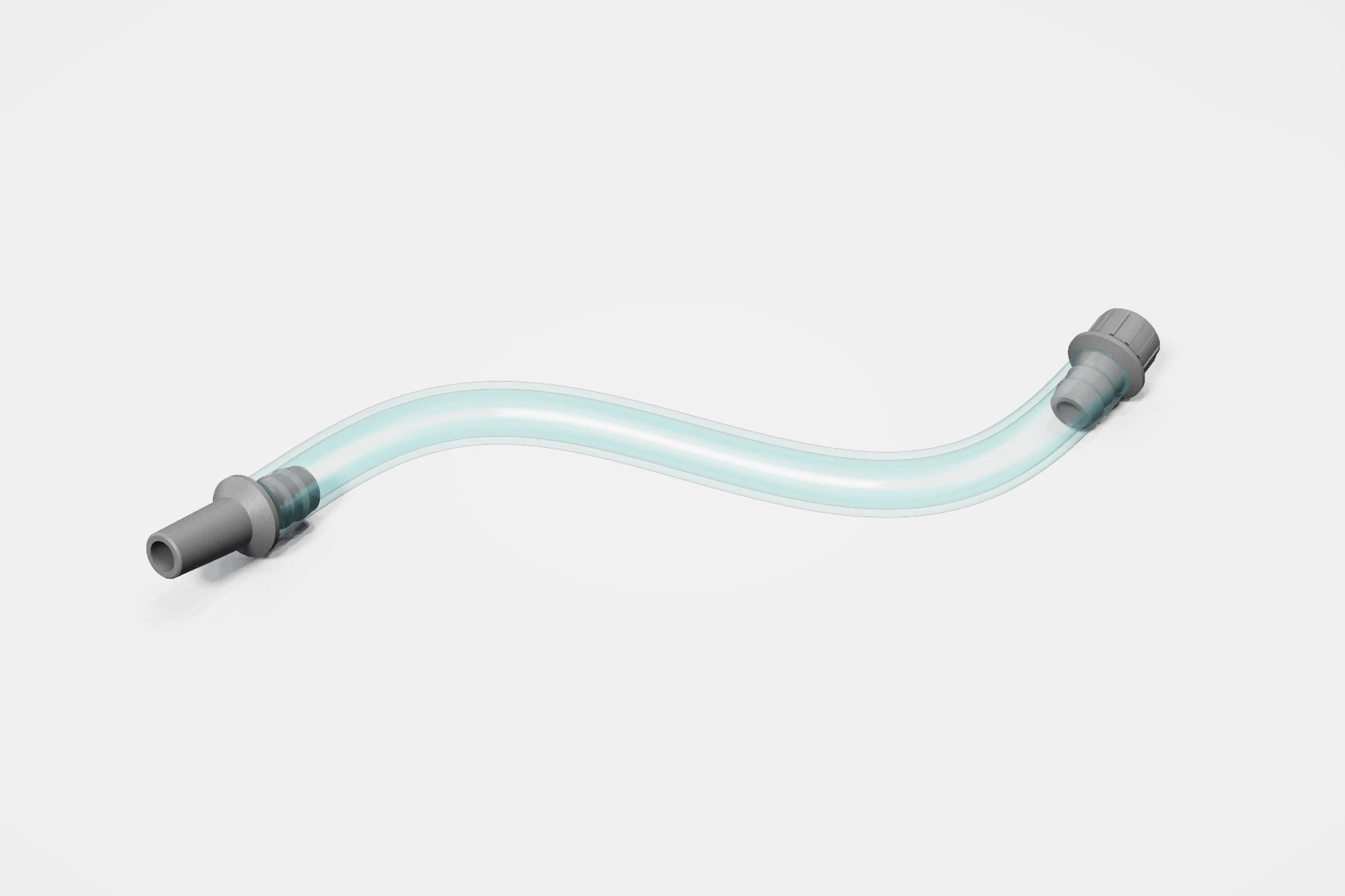 Complete Tube Link Set with the 3/8 in plug connector and AA connector already fitted to the tubing